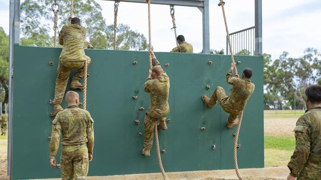 Students conducting training activity on No.1 Recruit Training Unit course. Picture: RAAF/Defence