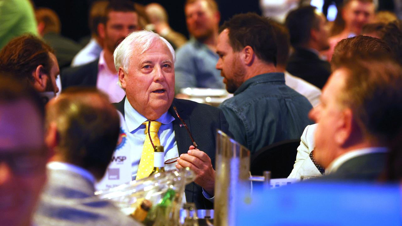 Clive Palmer at the Star casino . Pic Annette Dew