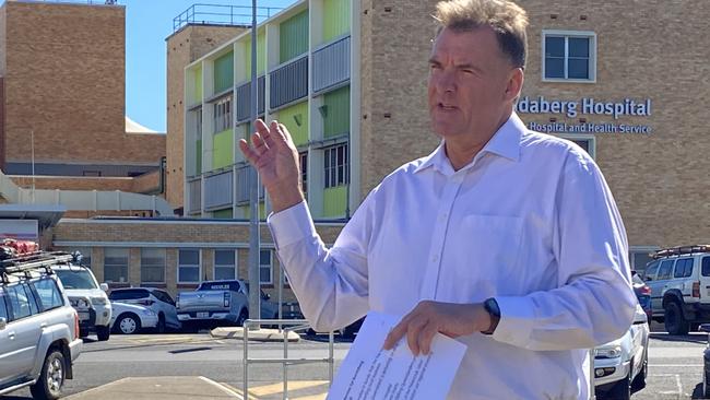 Burnett MP Stephen Bennett called out the State Government in Parliament last week after moving a motion on Bundaberg's health system.