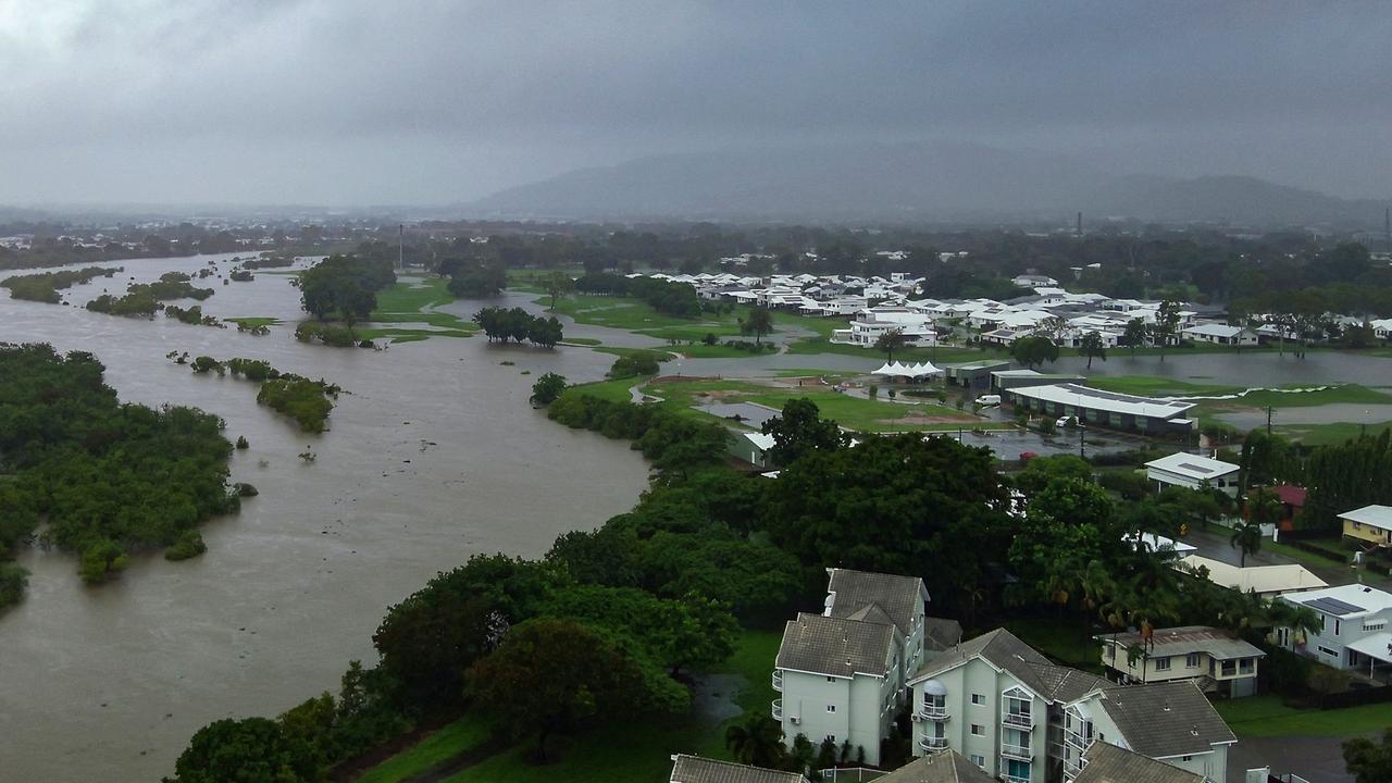 The days of torrential rain led to widespread flooding in North Queensland. (Photo by Handout / Queensland Fire Department / AFP)