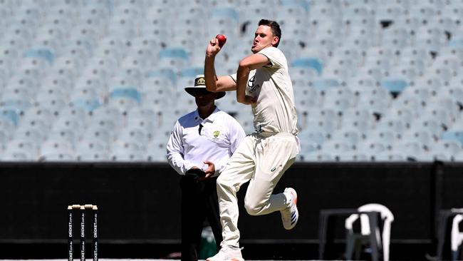 Webster has been brought in for cover should Mitch Marsh fail to prove himself fit for either the Adelaide or Brisbane Test matches against India. (Photo by William WEST / AFP)