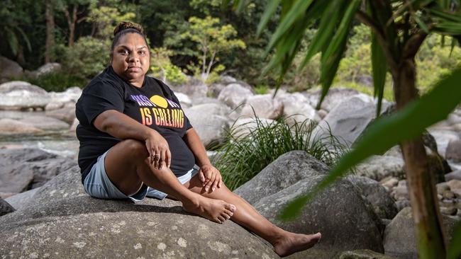 Kuku Yalanji Traditional Owner Nikisha Missionary hopes a Voice will advocate for the community’s unfinished women’s shelter. Picture: Brian Cassey