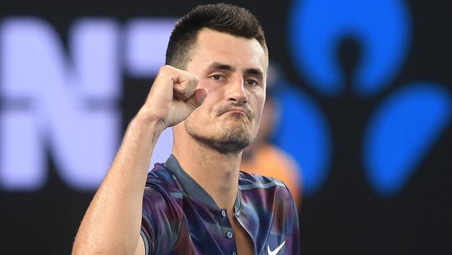 Bernard Tomic scraped through to the final round of qualifying. Picture: AAP