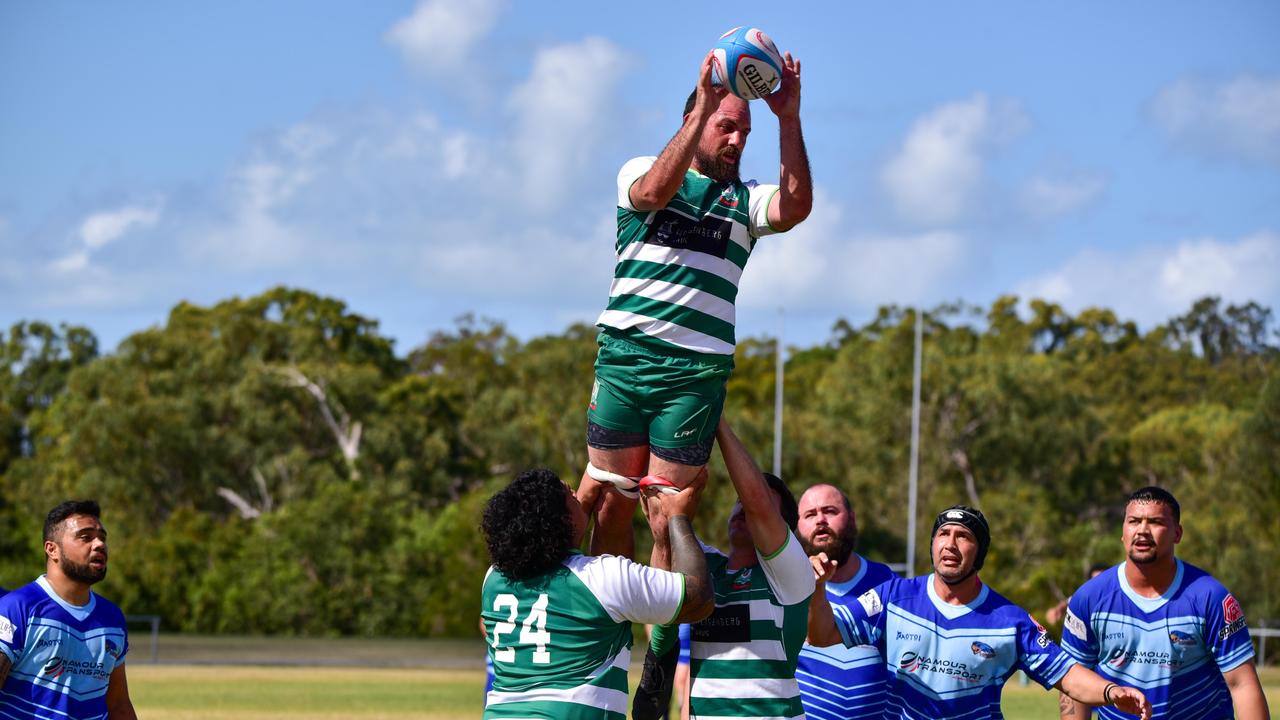 Action from Ipswich Rangers v Springfield Lakes Barber Cup QSRU elimination final. Picture: Bruce Clayton