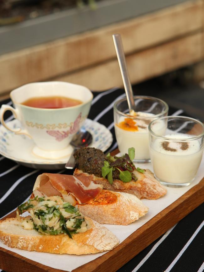 Coddled eggs with toast soldiers.