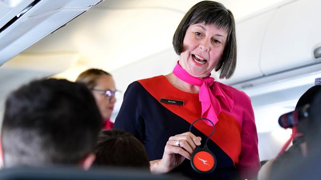 Qantas domestic cabin crew have overwhelmingly voted in favour of a new enterprise agreement after previously threatening industrial action. Picture: Bianca De Marchi /AAP