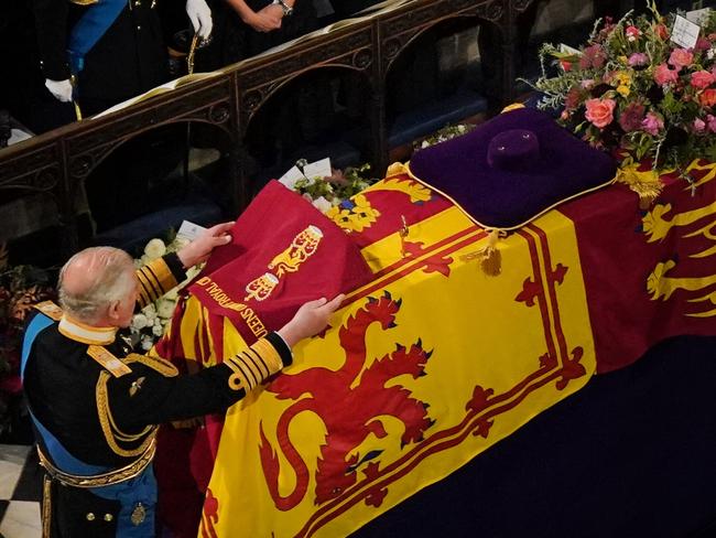 King Charles left Windsor a day after the Queen’s funeral. Picture: Getty