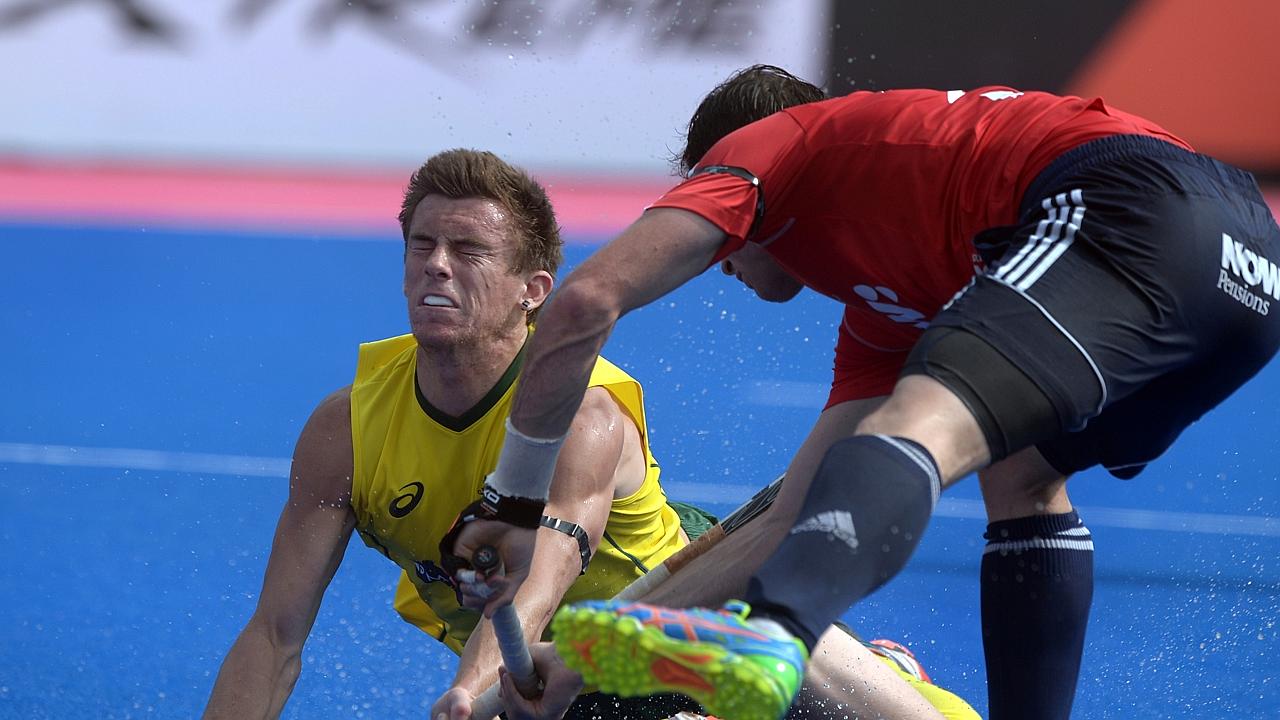 England stuns Australia in Champions Trophy hockey opener