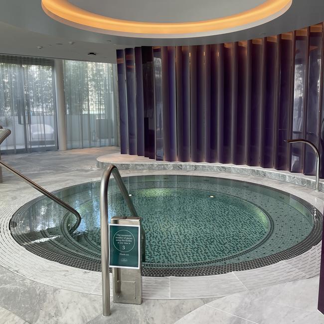 Just imagine plonking yourself in this fancy spa. Picture: news.com.au