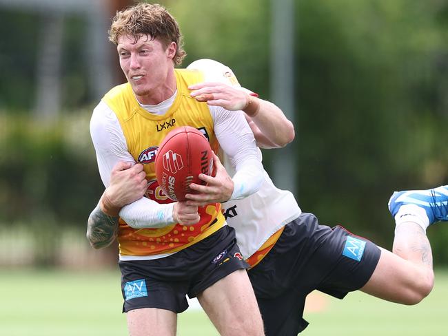 Matt Rowell dominated the midfield against Richmond. Picture: Chris Hyde/Getty Images