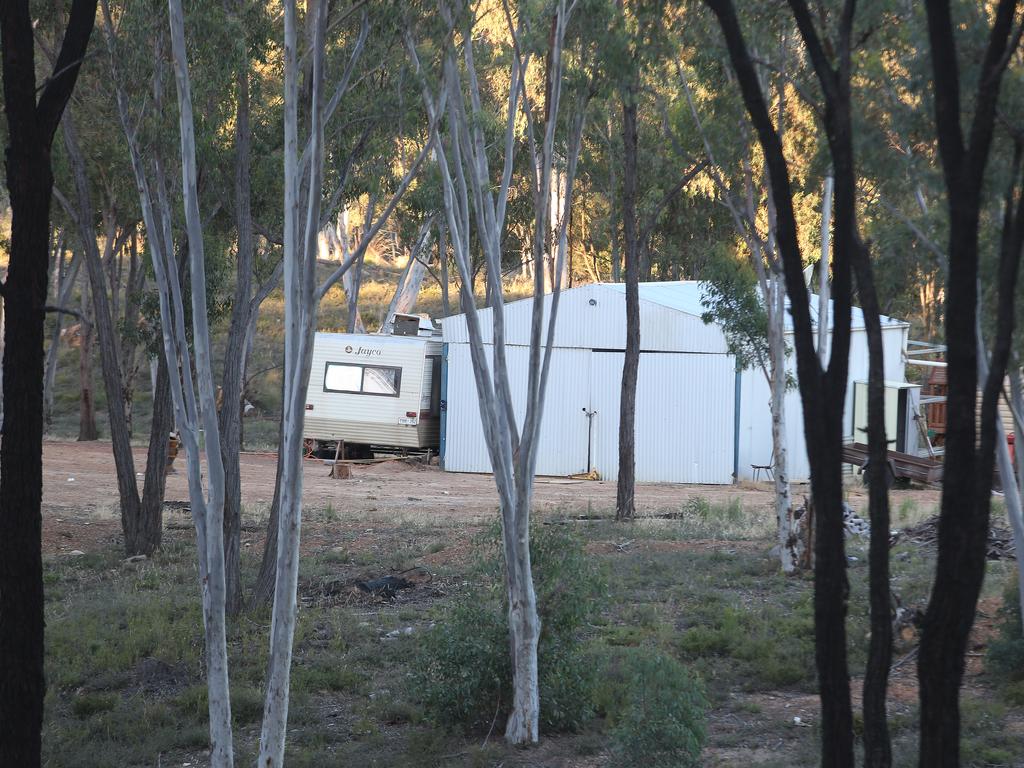 The remote campsite where 40 members of the Colt family were uncovered in 2012.