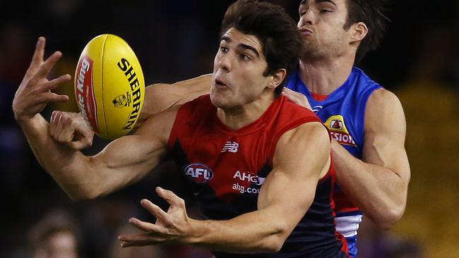 The Demons will look to Christian Petracca to be one of their best players in 2018. Picture: George Salpigtidis