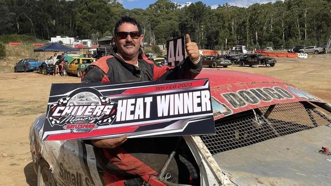 Stephen Douglas, 48, died when his car crashed while he was racing at Daylesford Speedway.