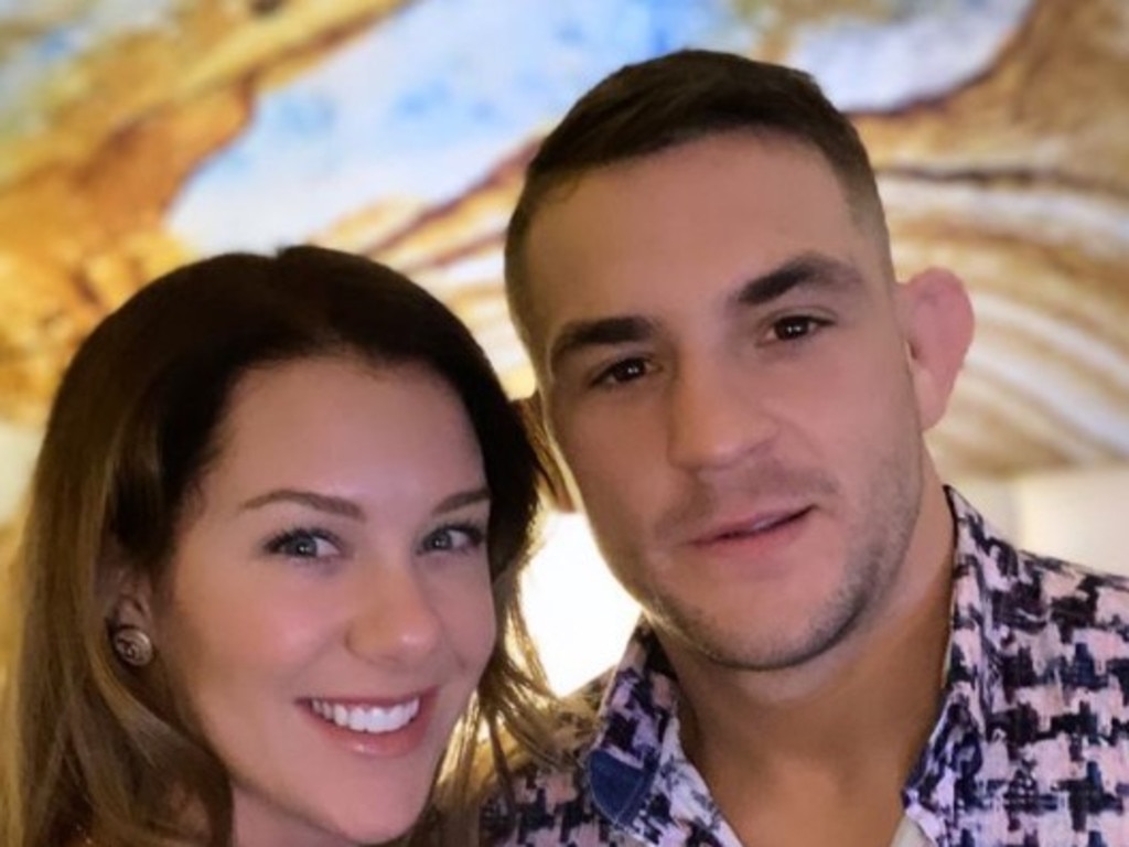 Dustin and Jolie Poirier have been together a long time.