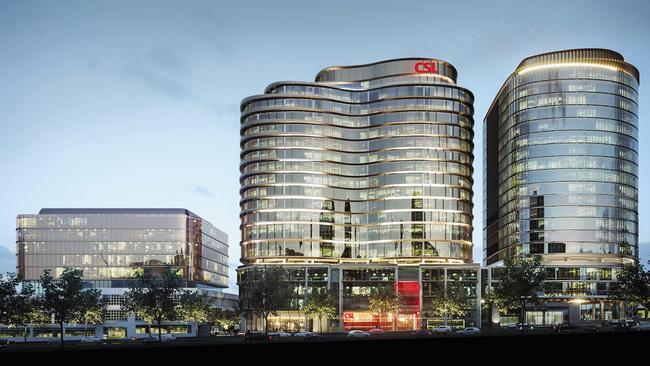 The proposed CSL flagship development in Parkville. Picture: Supplied