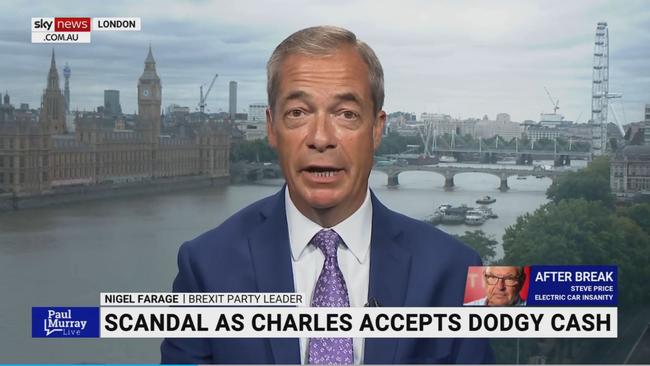 British broadcaster Nigel Farage