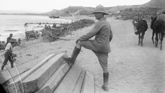 British Major-General William Birdwood on his last day at Gallipoli, in 1915. Picture: Australian War Memorial