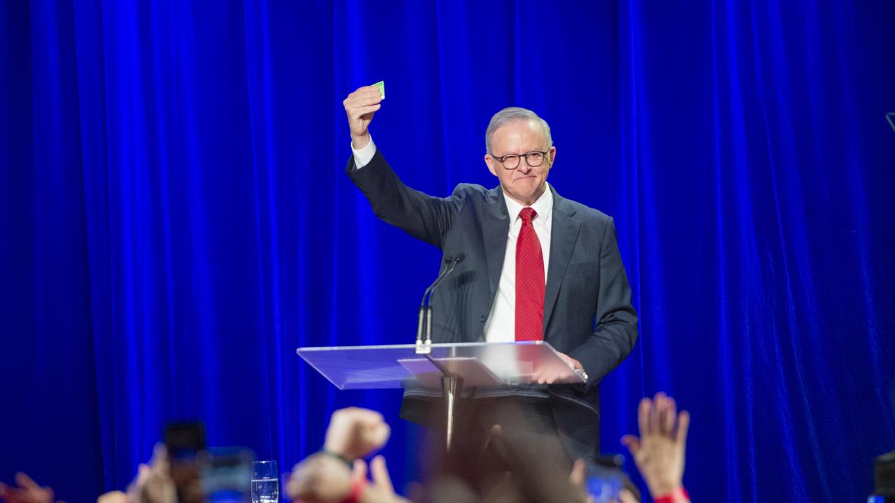 Mr Albanese led Labor to a landslide victory at the federal election over the weekend. Picture: NewsWire / Jeremy Pipe