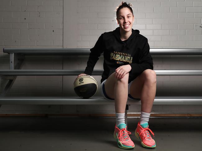 Hobart product Taylor Mole has signed her first professional contract with WNBL side Adelaide Lightning. Picture: Nikki Davis-Jones