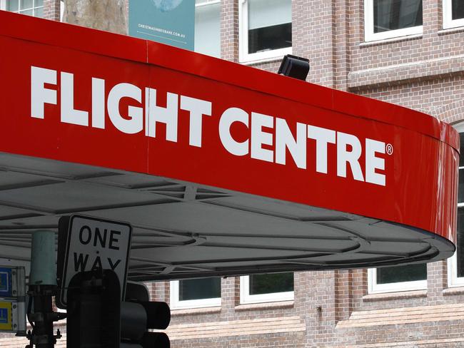 BRISBANE, AUSTRALIA - NewsWire Photos NOVEMBER 8, 2021: A general view of a Flight Centre outlet in Brisbane. Picture: NCA NewsWire/Tertius Pickard