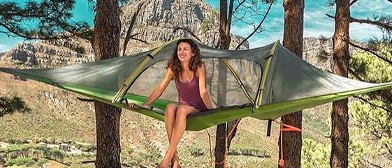 O'Reilly's Rainforest Retreat plans on using Tentsile hanging tents in its expansion of the popular Green Mountains Campground. Photo: Tentsile Instagram