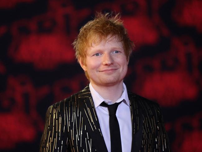 Ed Sheeran will be star of the show at the Platinum Jubilee Pageant. Picture: Valery Hache / AFP