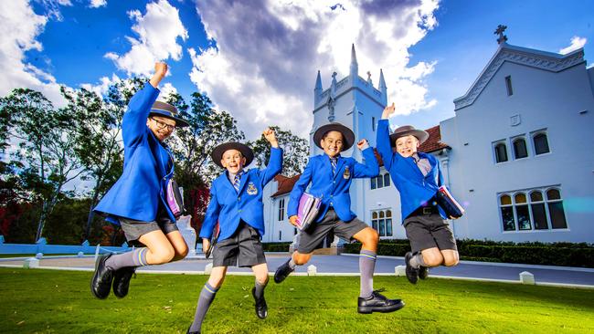 Marist College Ashgrove was founded in 1940 and houses approximately 170 boarders. Picture: Nigel Hallett