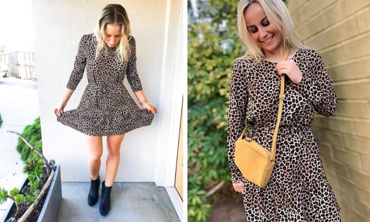 Kmart animal print on sale dress