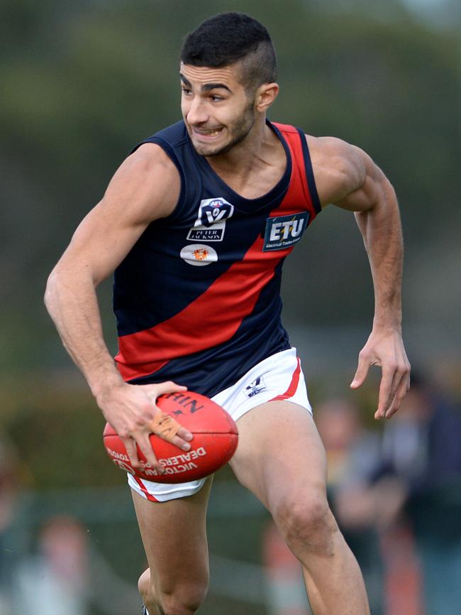 Saad playing for Coburg in 2014.