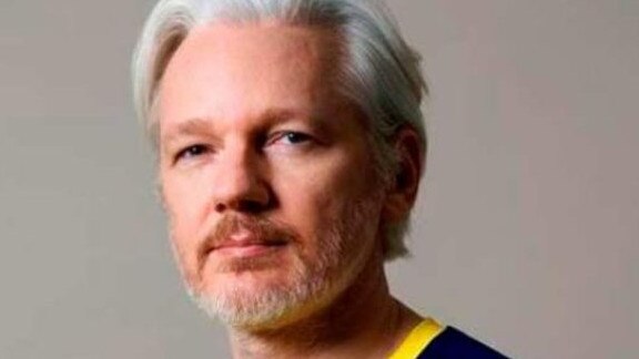 Julian Assange in 2018. Picture: Twitter