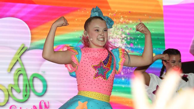 American entertainer, JoJo Siwa performed a free concert at Parramatta Westfield on July 7, 2018. Picture: David Swift