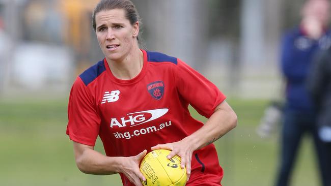 Chelsea Randall played with Melbourne pre-AFLW. Picture: Michael Klein