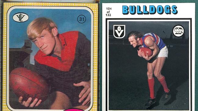 Greg Parke immortalised in footy cards. Photo: Twitter, @AndrewGigacz.