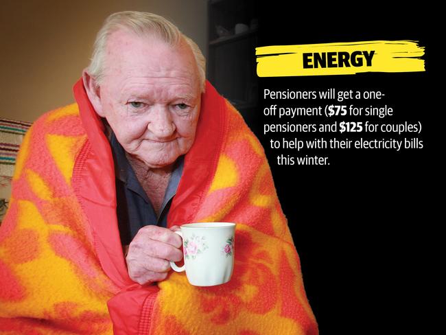 Pensioners will receive a one-off payment for winter heating bills.