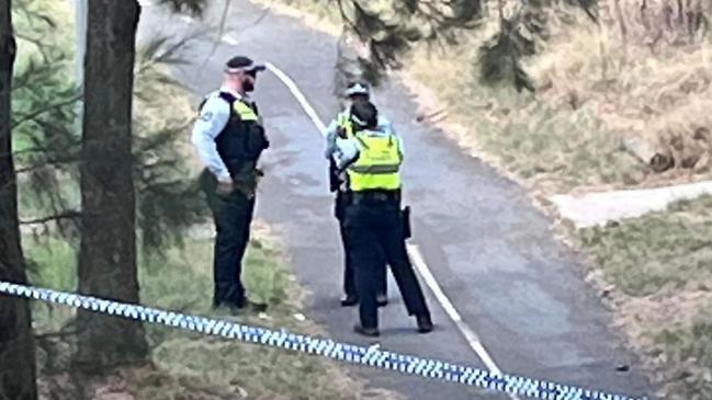 Police are on scene in Wanniassa after a body was found on March 3. Picture: Contributed