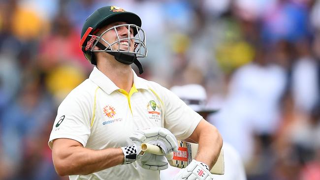 Mitch Marsh was widely condemned after his lacklustre second innings. Picture: Getty