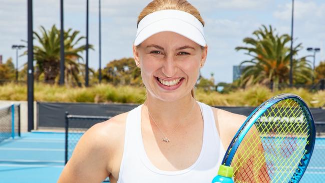 Aussie player Daria Gavrilova is excited to be playing at the Australian Open, after enduring Melbourne’s tough lockdowns last year. Picture: Supplied.