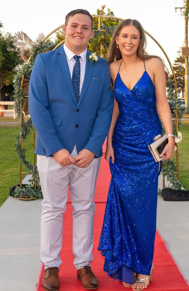 Jack Bassett and Mia Appleby at Mackay State High School, Mackay Turf Club Saturday 14 October 2023 Picture: Michaela Harlow