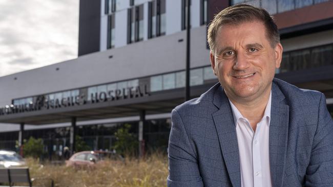 Northern Beaches Hospital Andrew Newton CEO. Image” Matthew Vasilescu