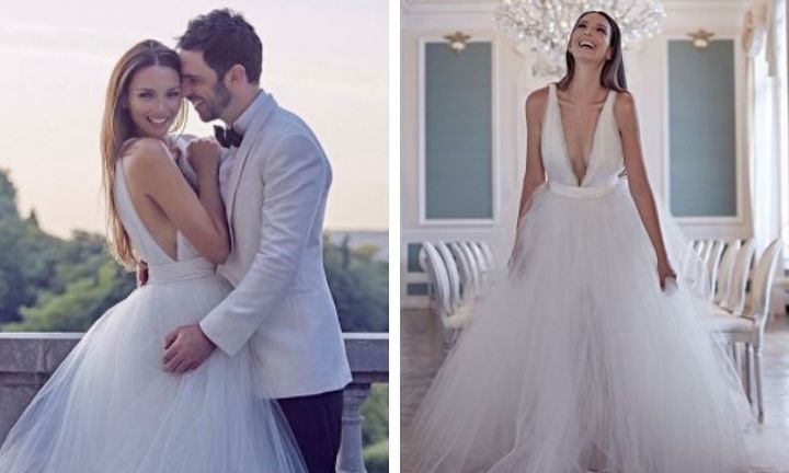 Ricki-Lee under fire over wedding dress designer claims