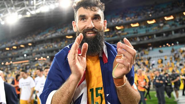 Socceroos captain Mile Jedinak will lead Australia. (AAP Image/David Moir)