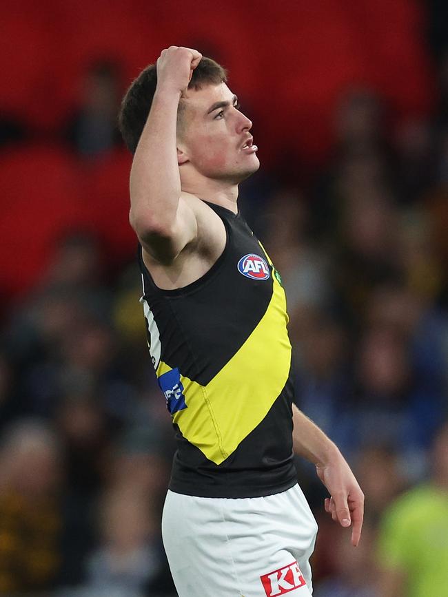 Steely Green of the Tigers celebrates, Photo by Daniel Pockett/Getty Images.