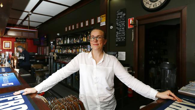 Joanna Jablonka, co-owner of Kermandie Hotel, stayed open and helped out people in need. Picture: MATT THOMPSON