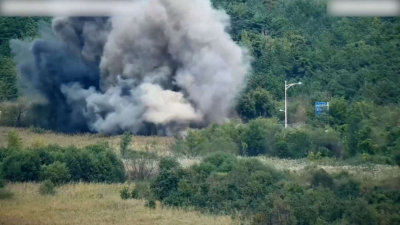 North Korea Has Blown Up Sections Of Roads And Railways Connecting It ...