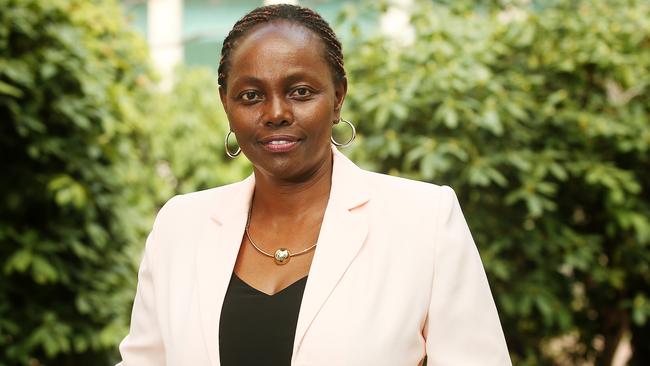 AUS ONLY - Senator Lucy Gichuhi at Parliament House in Canberra. Picture Kym Smith