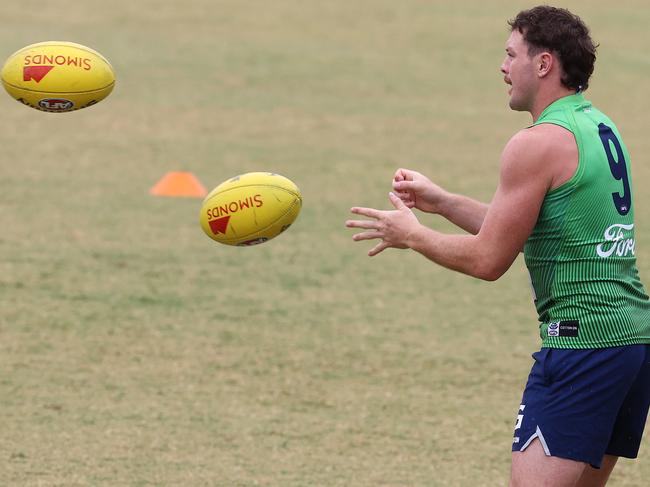 Jack Steven at training. Picture: Michael Klein