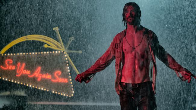 Chris Hemsworth as Billy Lee in Bad Times at the El Royale. Picture: Twentieth Century Fox