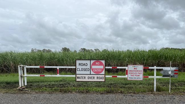 Road closures isolated the small town of Kinchant Dam for almost a week during the heavy monsoonal rains in early February