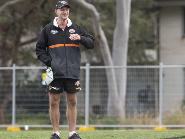 Wests Tigers coach Michael Maguire denies form played a role in moving five-eighth Adam Doueihi to centre. AAP Image/Craig Golding.