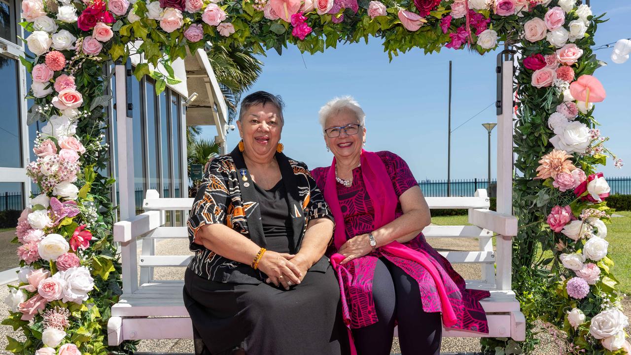 Bilawara Lee OAM and Georgie Nutton at the 2025 NT News Woman of the Year 2025. Picture: Pema Tamang Pakhrin